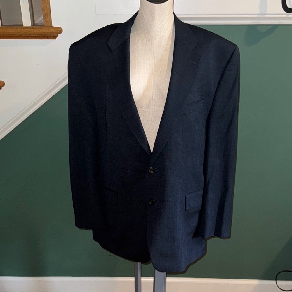 Mens Chaps Ralph Lauren Sport Coat with Notched Lapels size 48R‎
